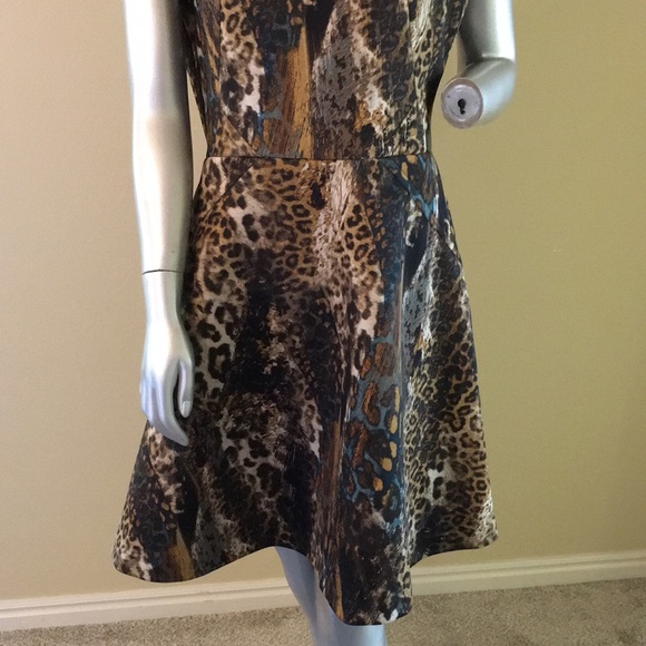 Jennifer Lopez Animal Leopard Fit & Flare … - Picture 5 of 14